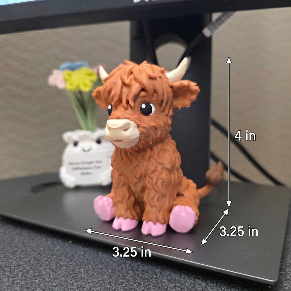 Desk Highland Cow